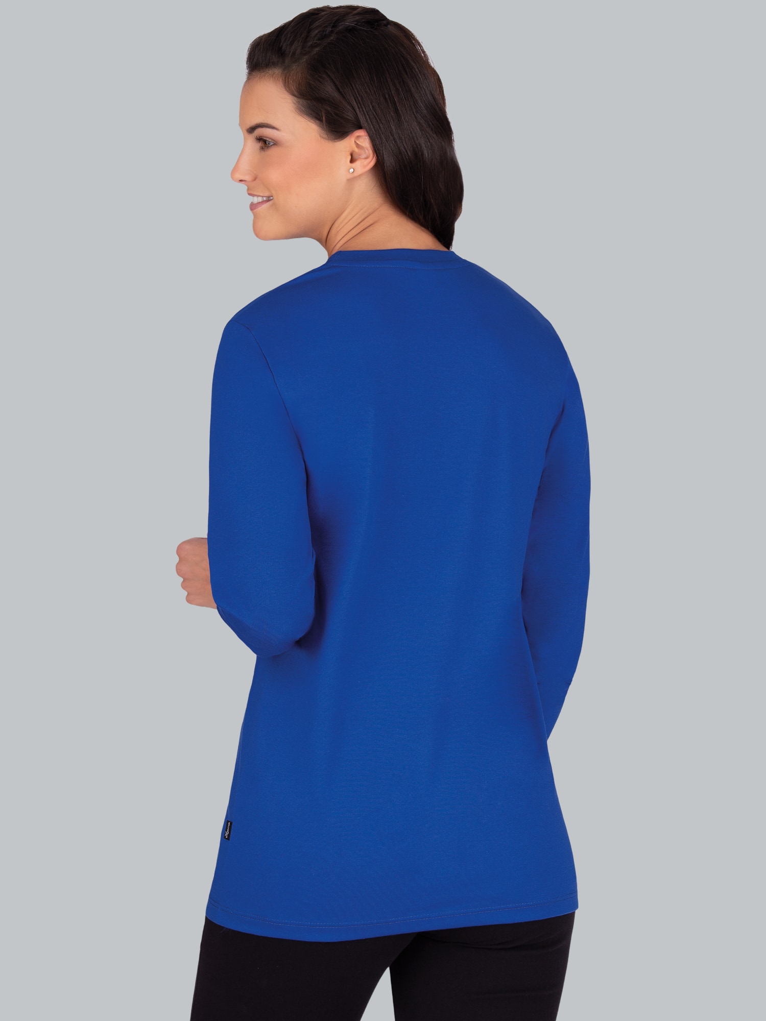 Langarmshirt aus 100% Baumwolle Royal