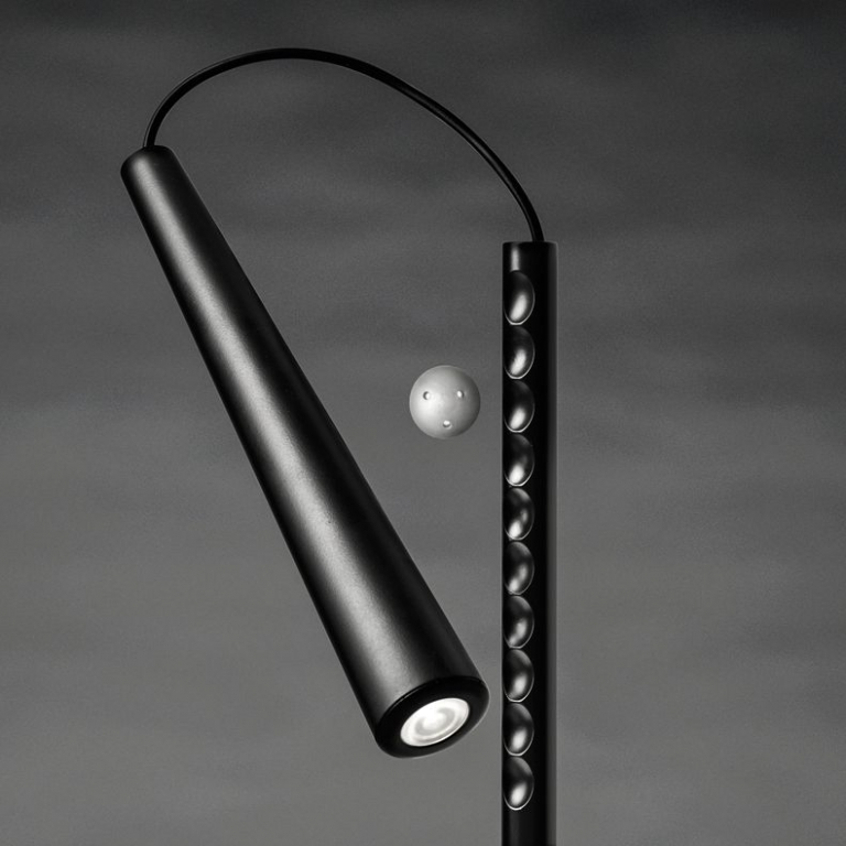 Foscarini Magneto vloerlamp LED zwart