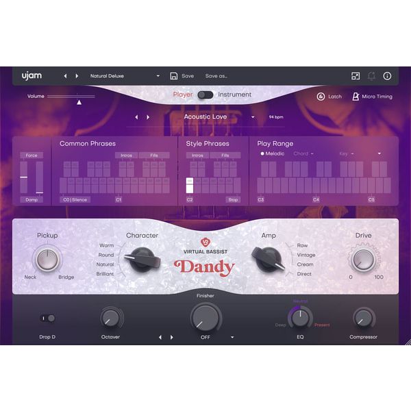ujam Virtual Bassist Dandy