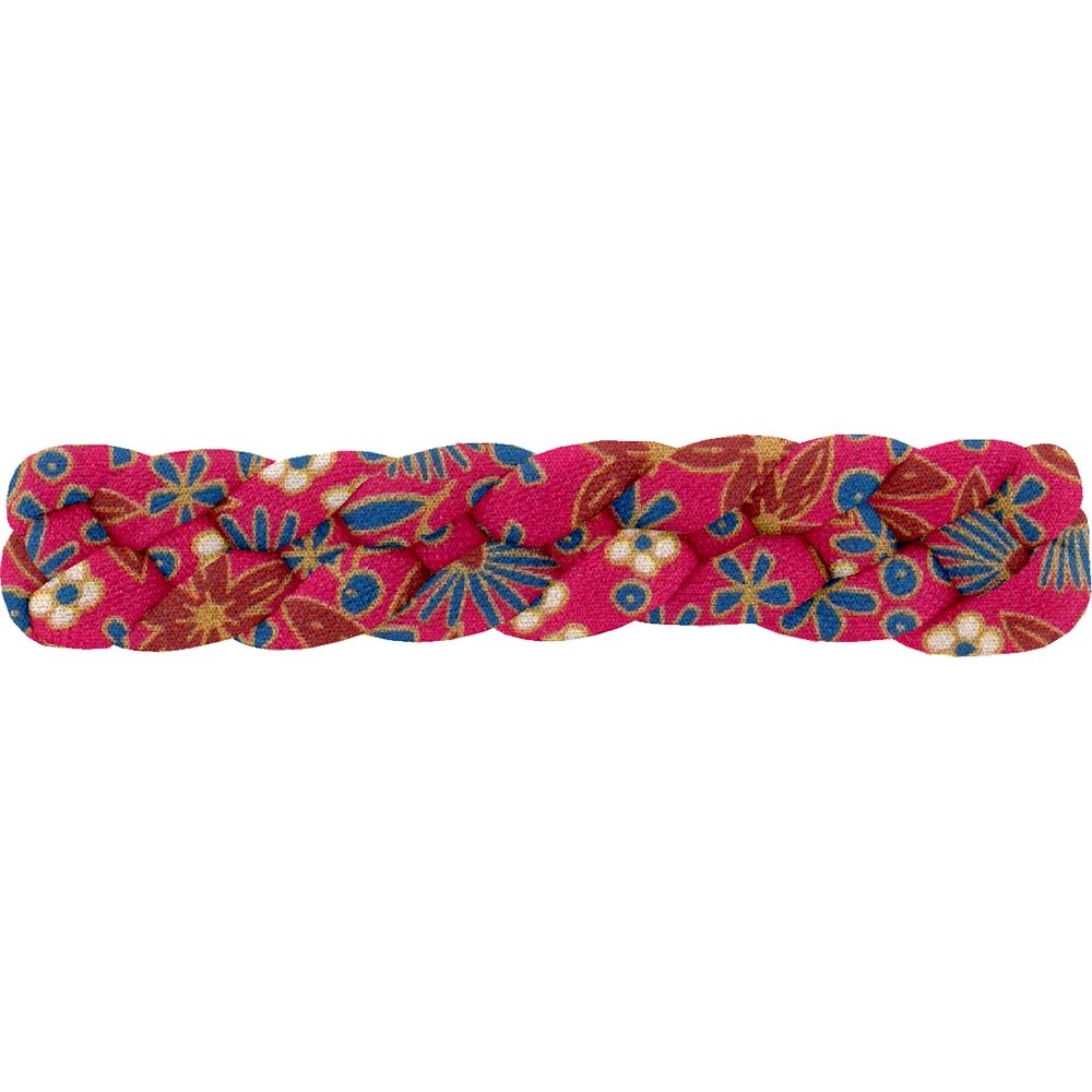 Barrette Cheveux Tressée Badiane Framboise