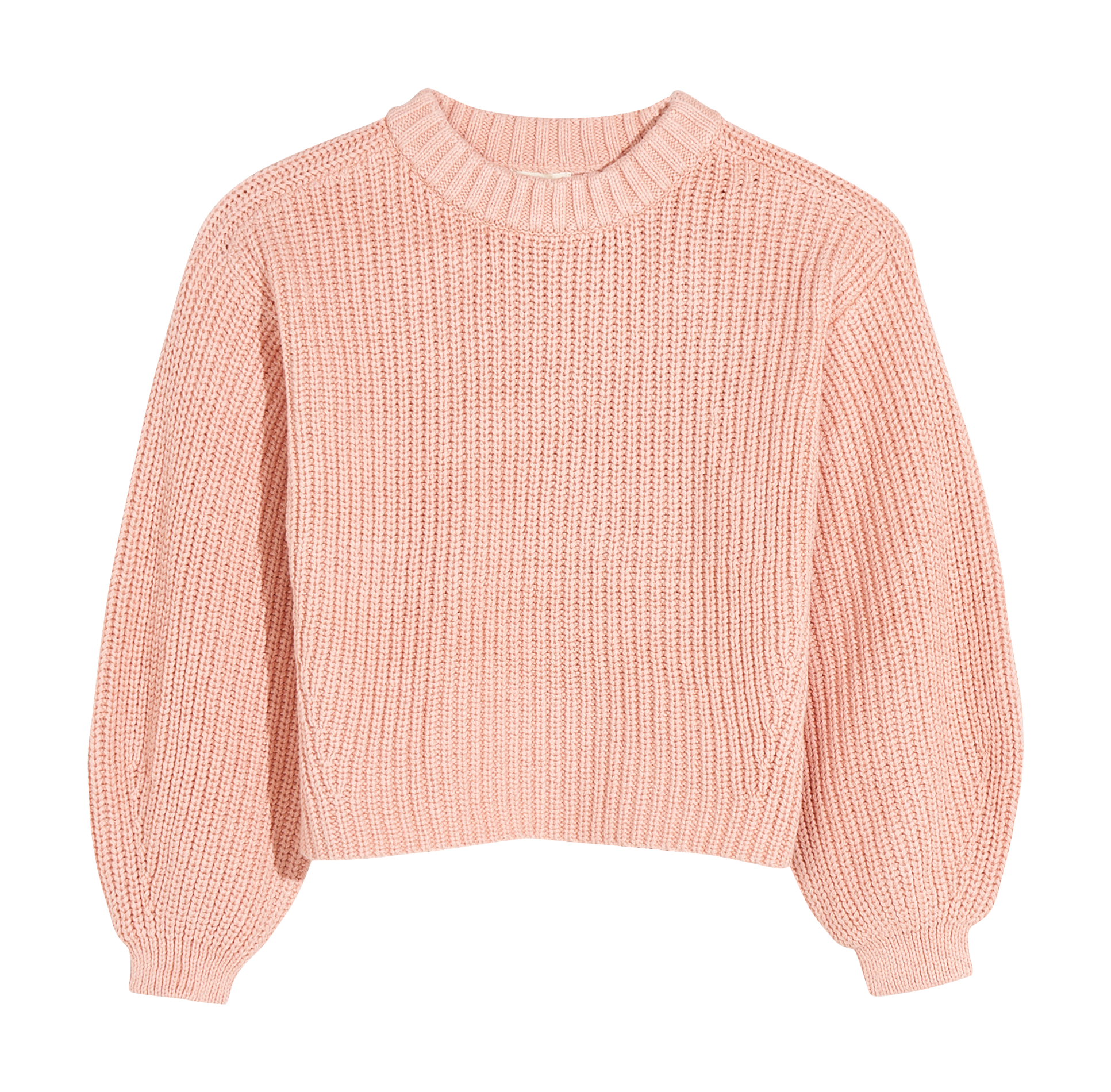 GELIO - Pull col rond ample | Rose
