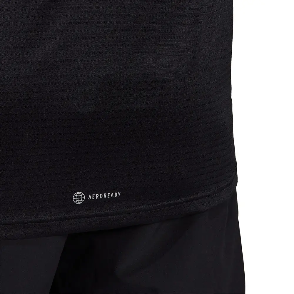 adidas OTR Hardloopshirt Lange Mouwen Zwart Heren