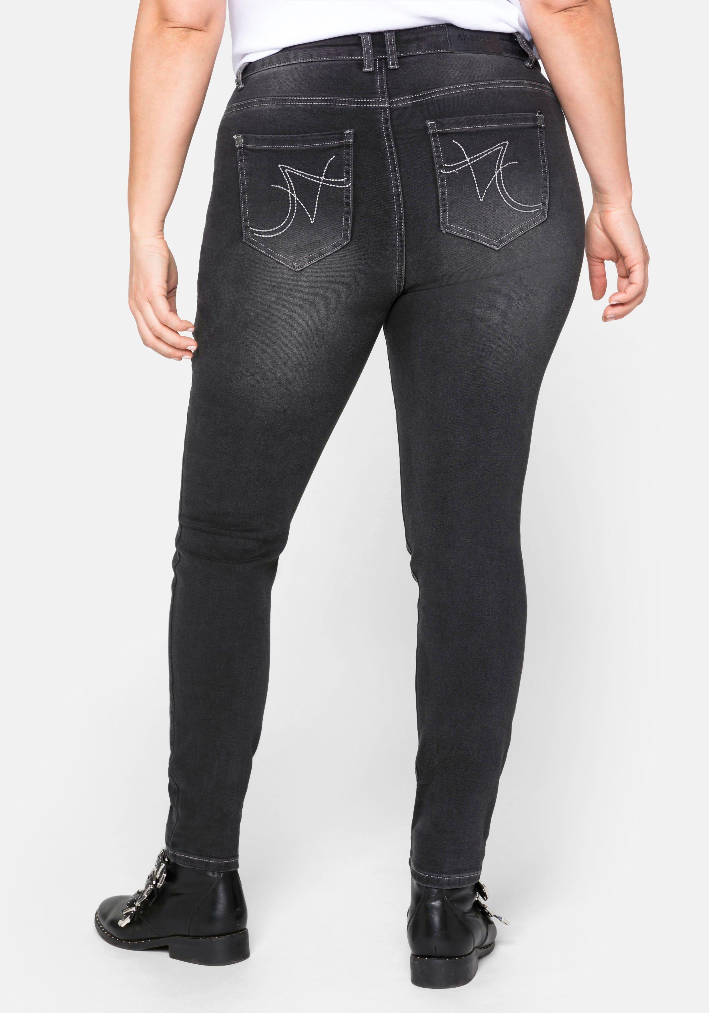 Skinny Power-Stretch-Jeans in 5-Pocket-Form