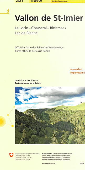 BUNDESAMT - 232T VALLON DE ST IMIER ECHELLE 1 50 000