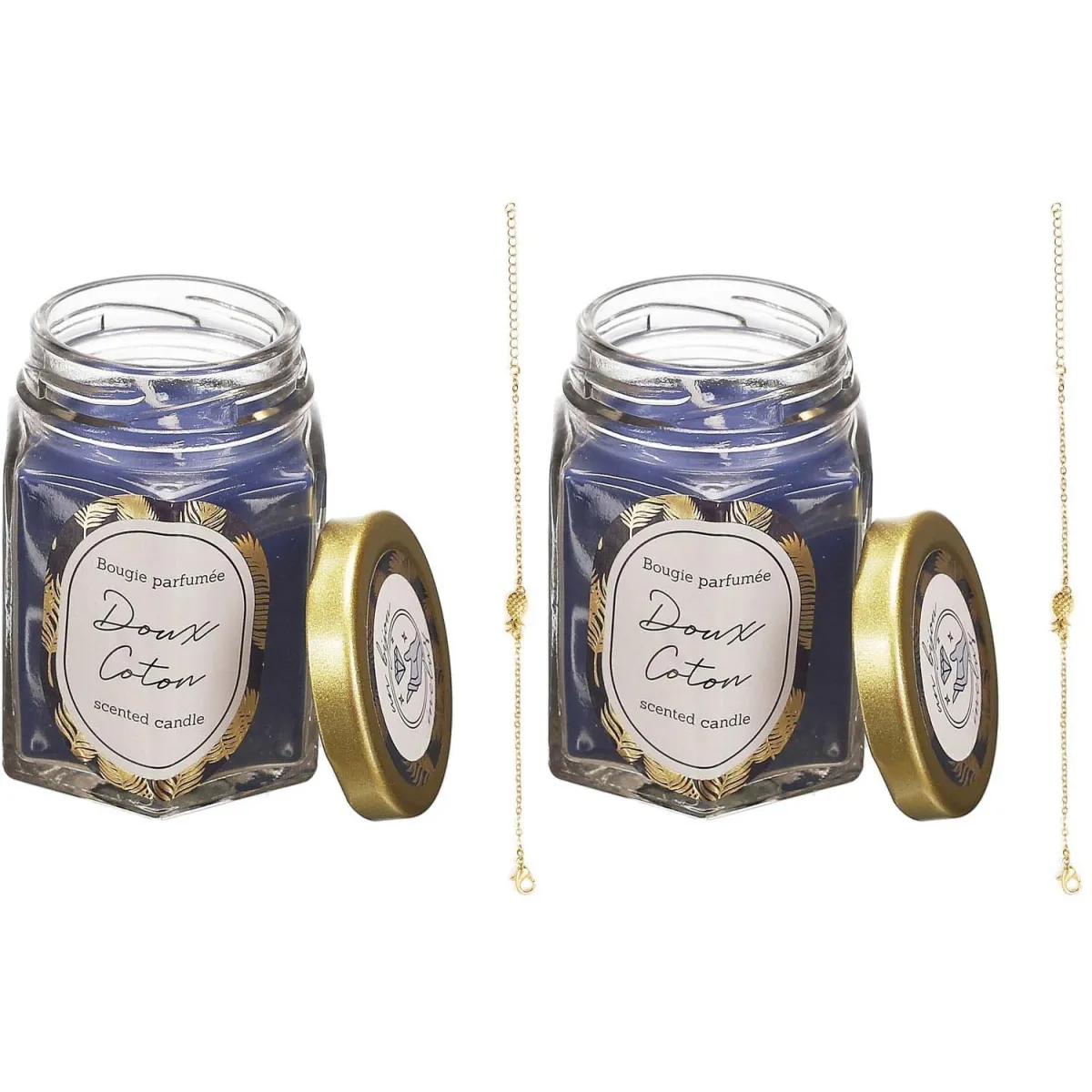 Bougie Parfumée Bocal Bijou Fleur Coton - The Concept Factory