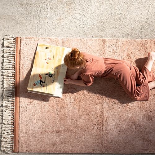 Tapis petit vloerkleed julie - roze 170x120 cm