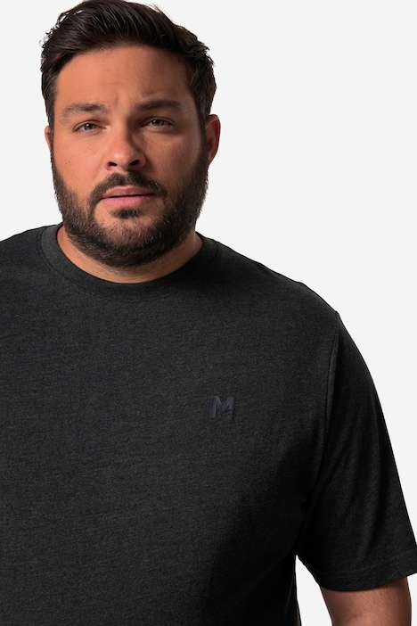 Men+ T-Shirts, 2er-Pack, Bauchfit, Basic, Halbarm, bis 8 XL