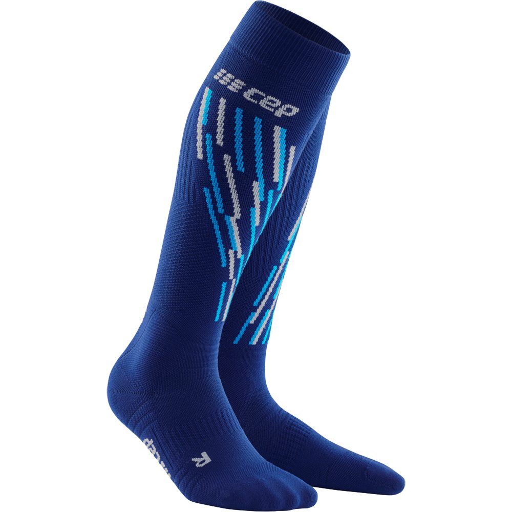 CEP Thermo Skisocken Herren blue