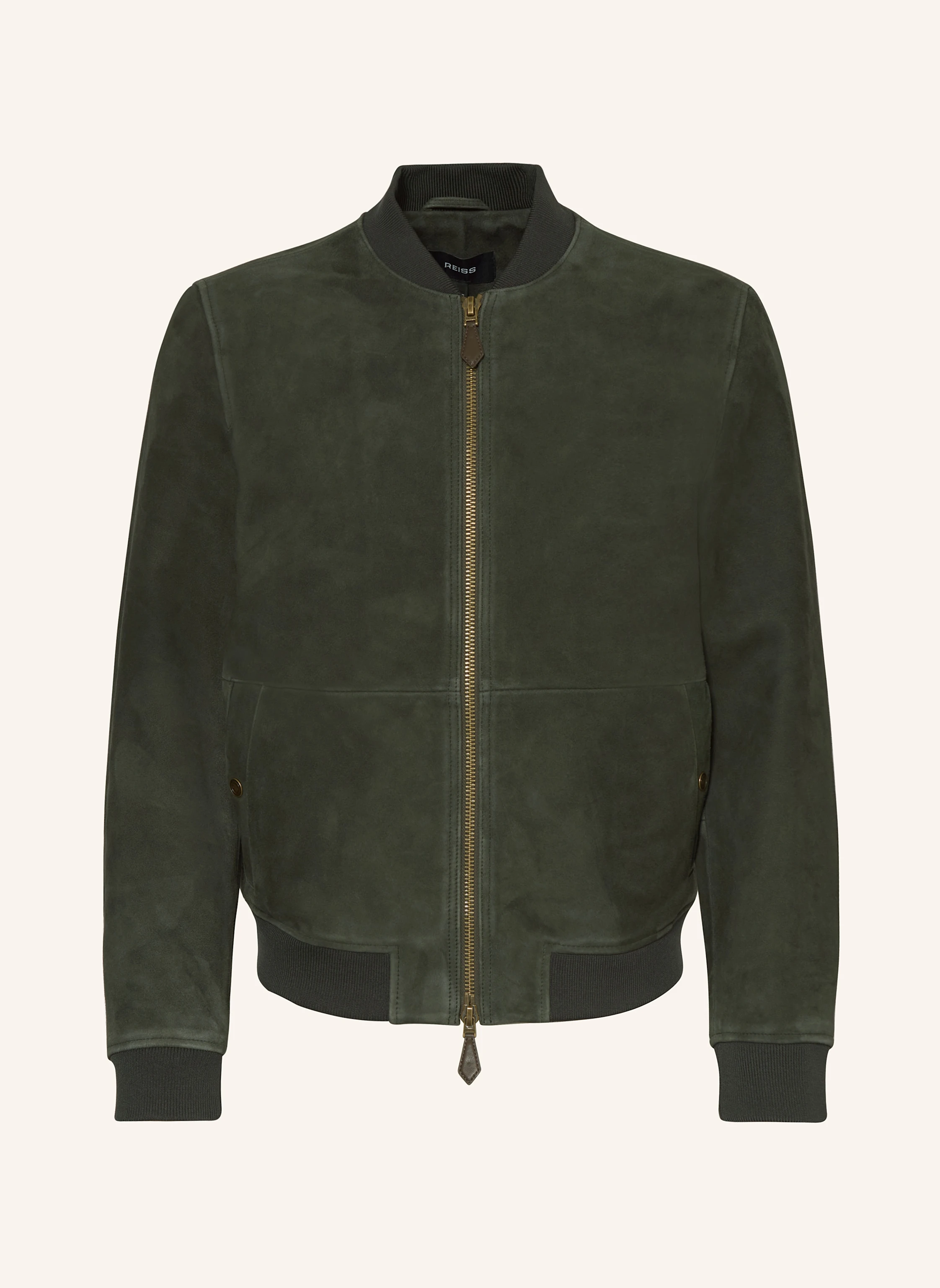 REISS Lederblouson BRICK