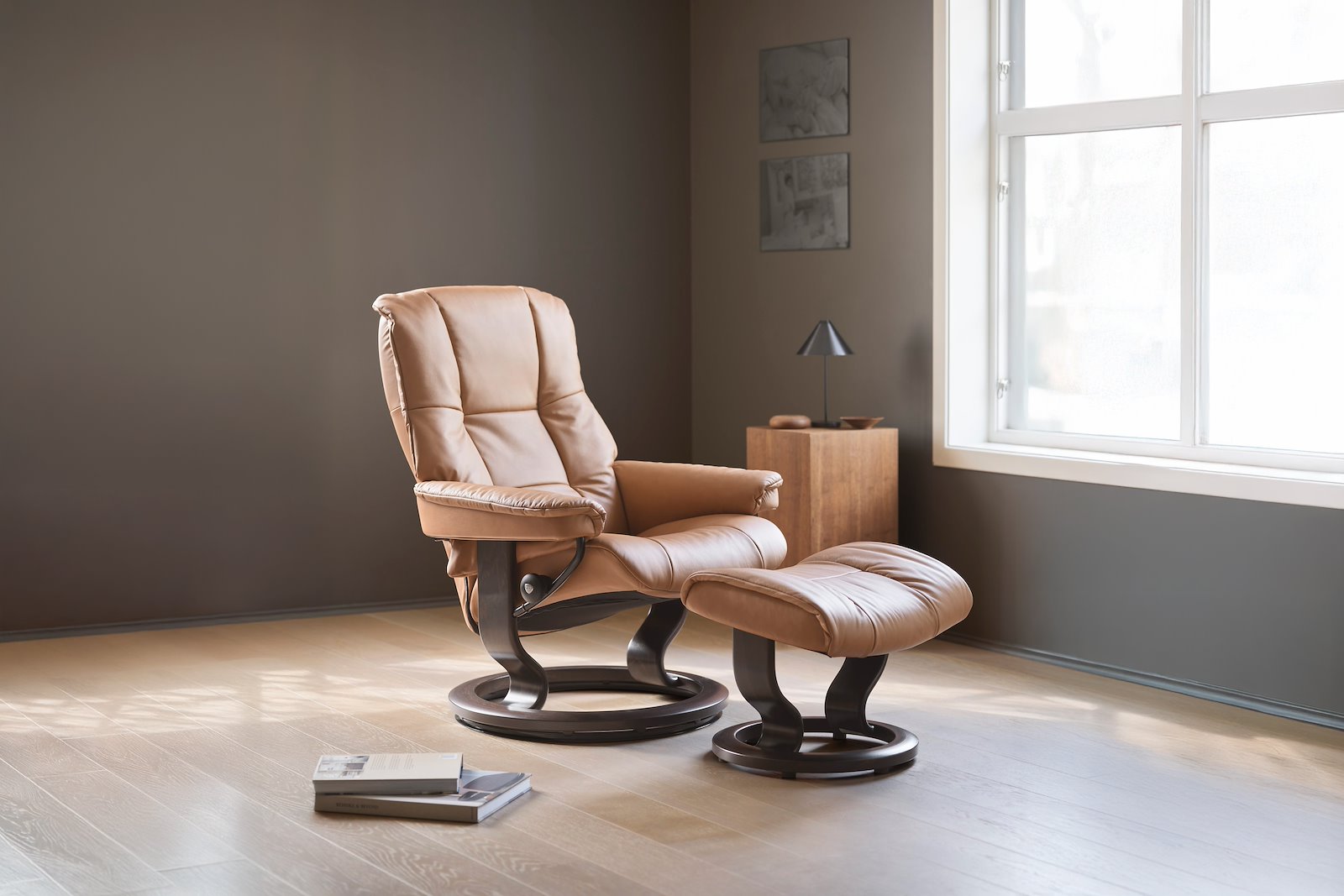 Mayfair (M) Classic krakk Hud Paloma Spesial Taupe og Classic understell wengebeiset.