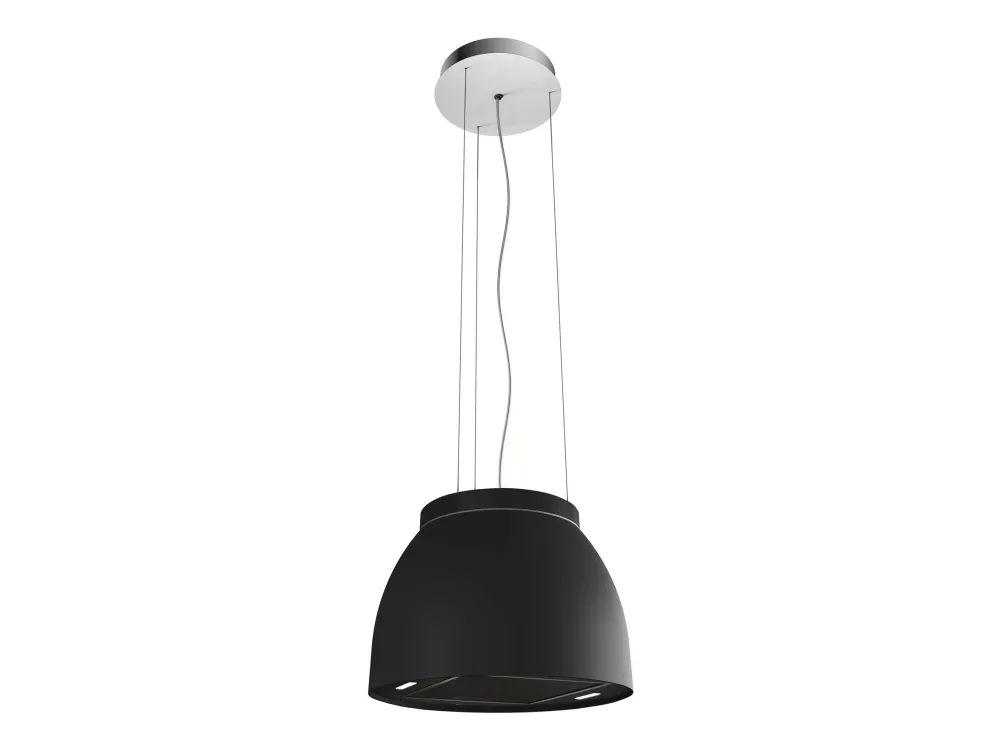 EICO Link-2 Luna N - Hætte - frithængende - bredde: 45 cm - dybde: 45 cm - recirculation - med intern motor - sort