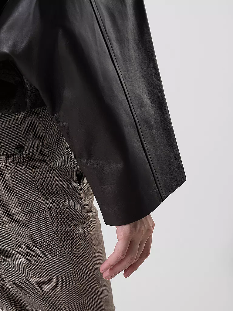 DRYKORN Lederjacke ELSTOW braun