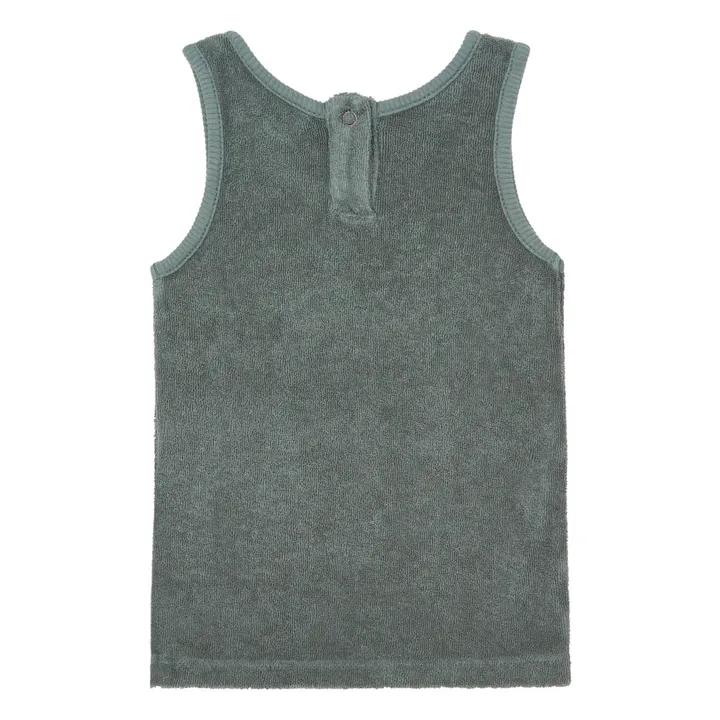 Numero 74 Top Coton Bio Billy | Bleu gris