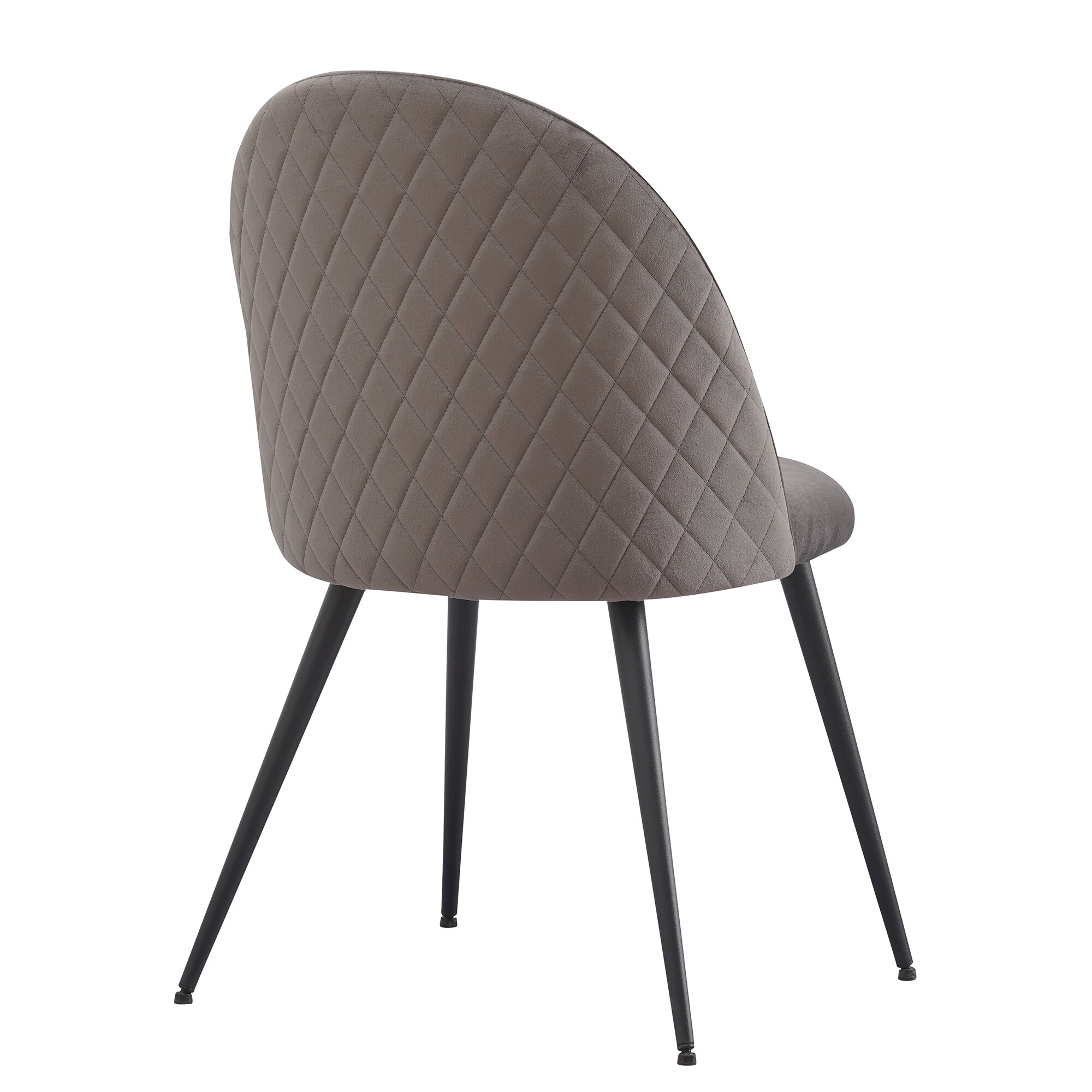 Albatros Esszimmerstühle mit Samt-Bezug 4er Set CAPO, Grau - Stilvolles Vintage Design, Eleganter Polsterstuhl am Esstisch - Küchenstuhl oder Stuhl Esszimmer mit hoher Belastbarkeit