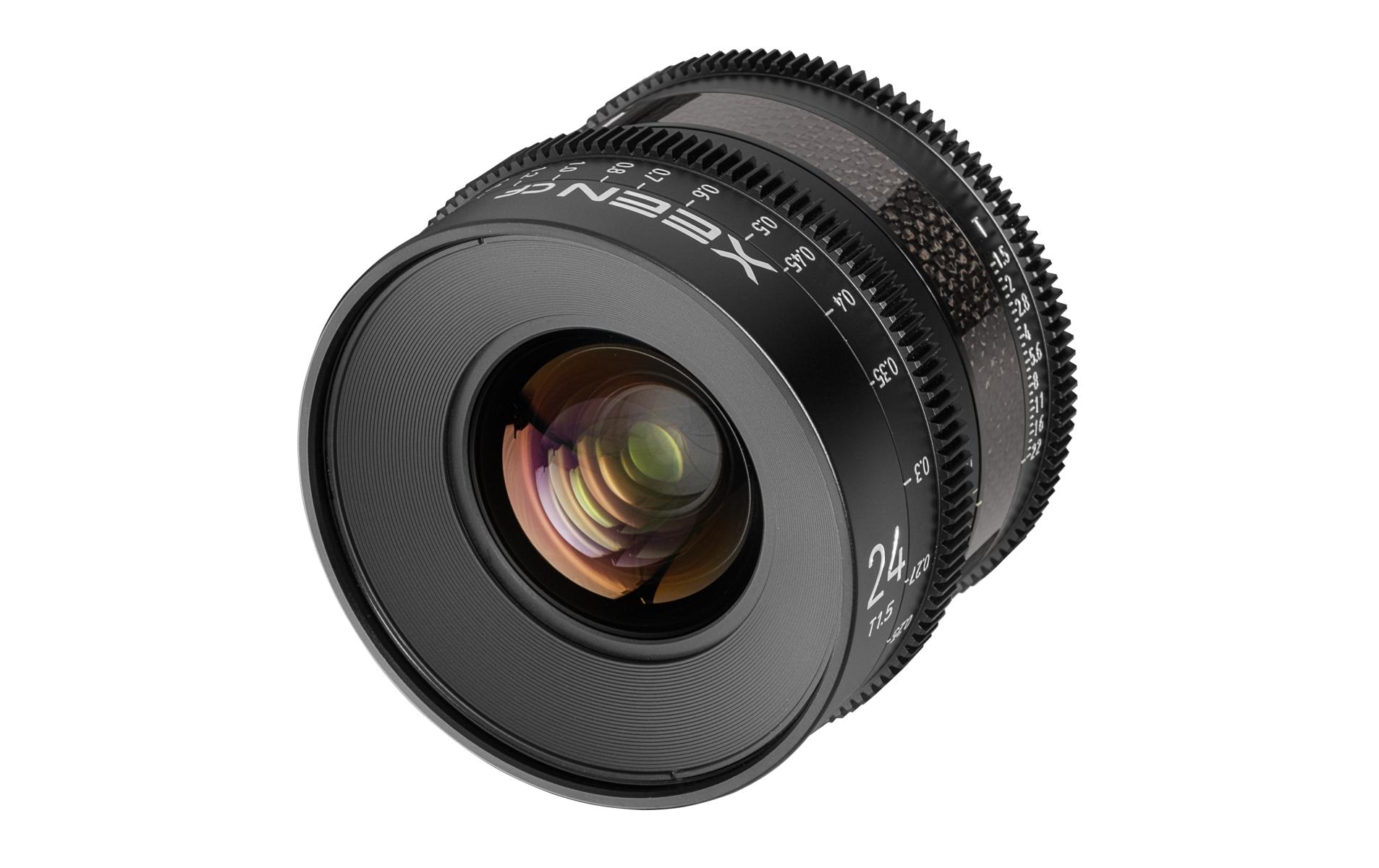 Festbrennweite XEEN CF Cinema 24mm T1.5 – Sony E-Mount<br>Kompaktes und flexibles Filmobjektiv