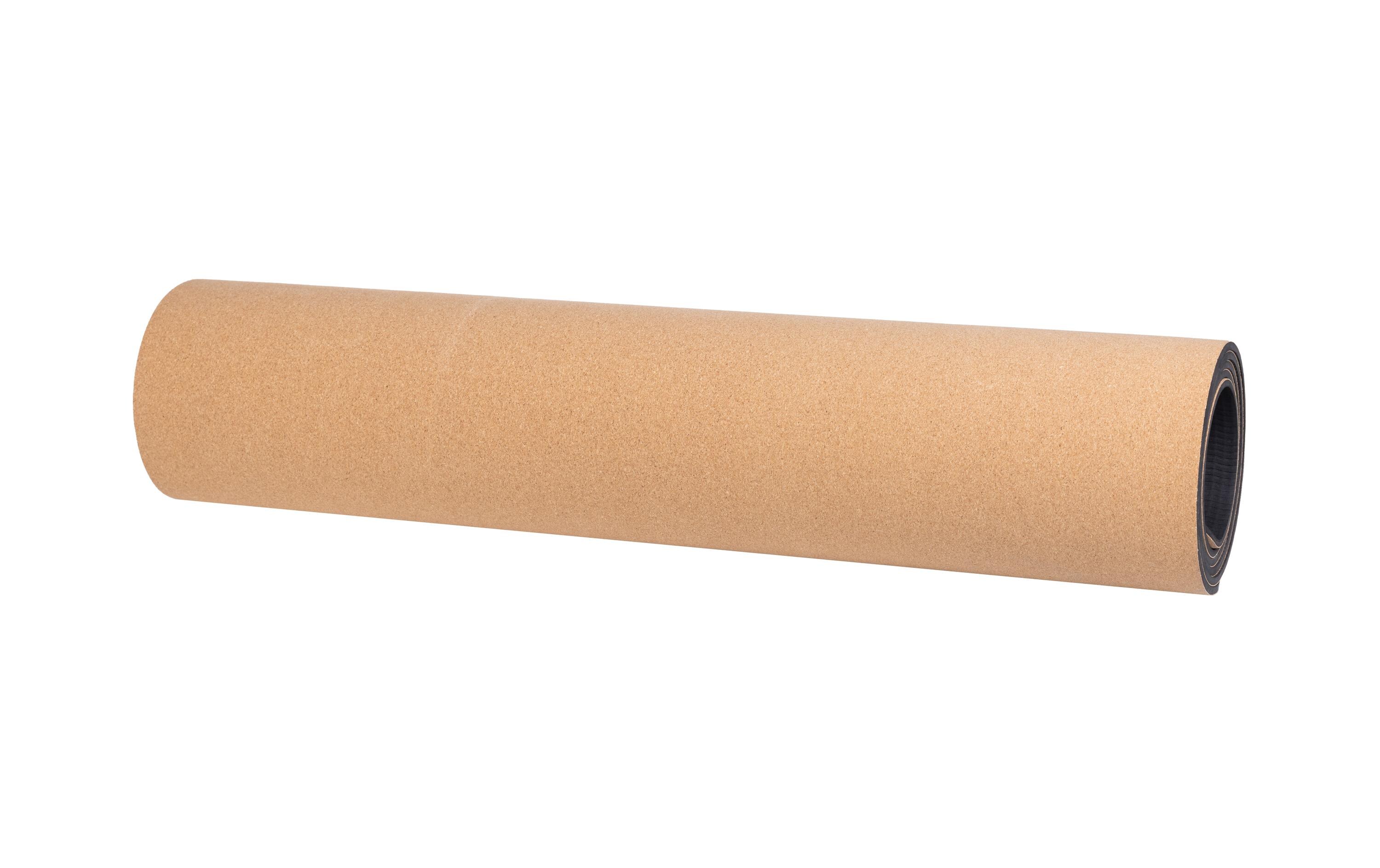 Yogamatte Kork, 183 x 61 x 0.4 cmNachhaltige und langlebige Trainingsmatte