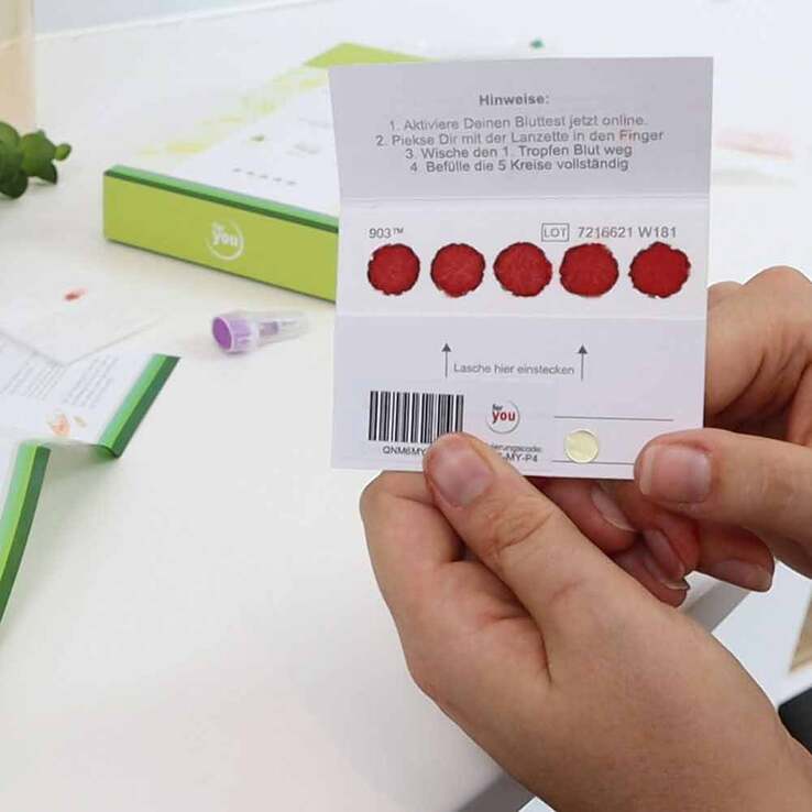 For You vitamin D3 & K2 test Bluttest für zuhause, 1 St