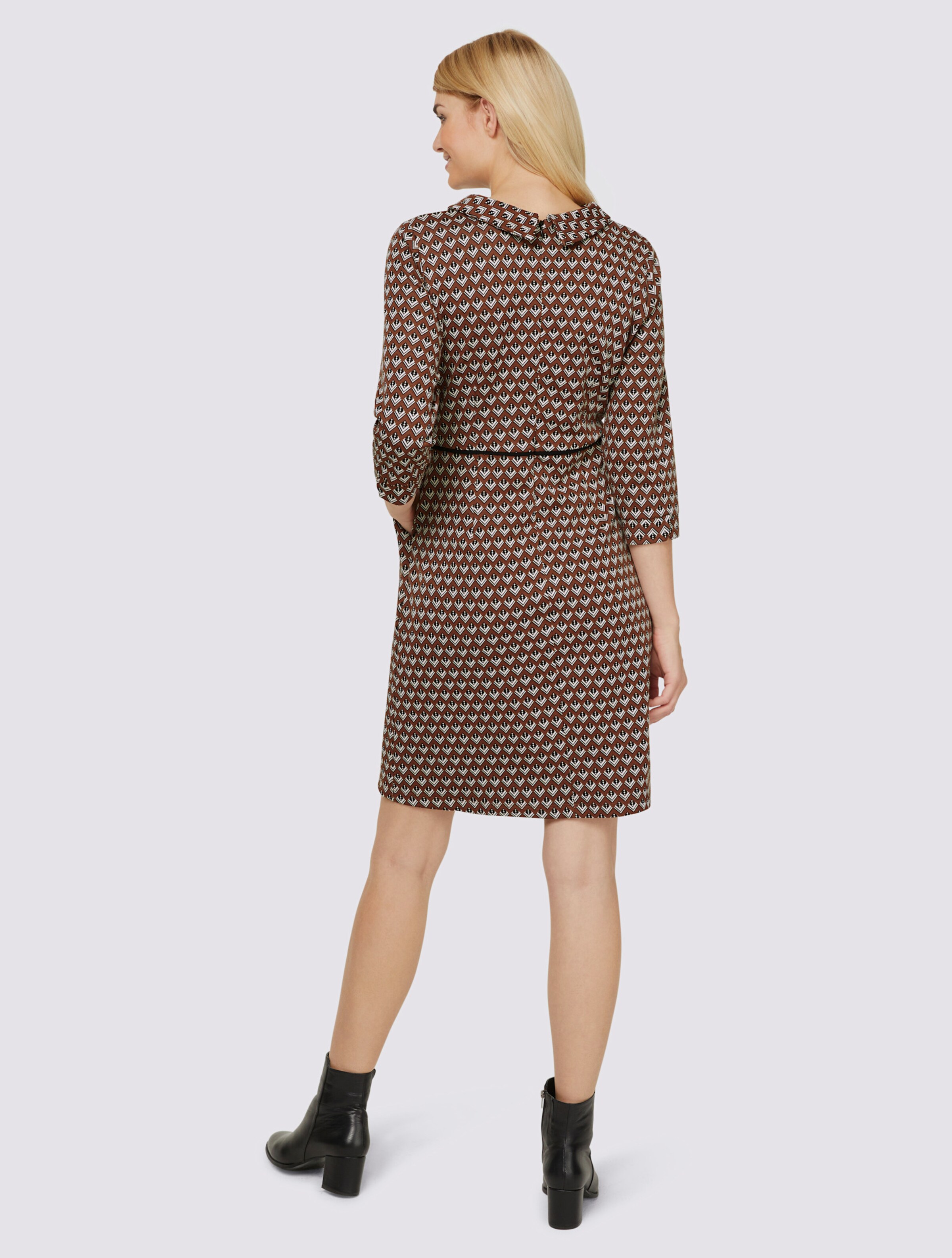 Jacquard-Kleid