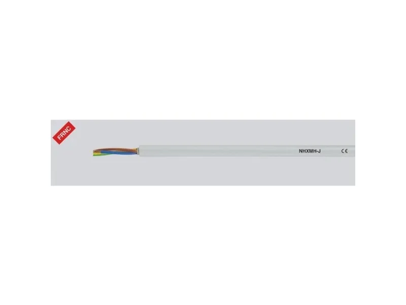 HELUKABEL NHXMH-J, Lavspændingskabel, Hvid, Cooper, 3 G 1.5, 43 kg/km, 5 - 70 °C