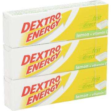 Dextro Energy Fast Direct Lemon + Vitamin C 3 x 47 g