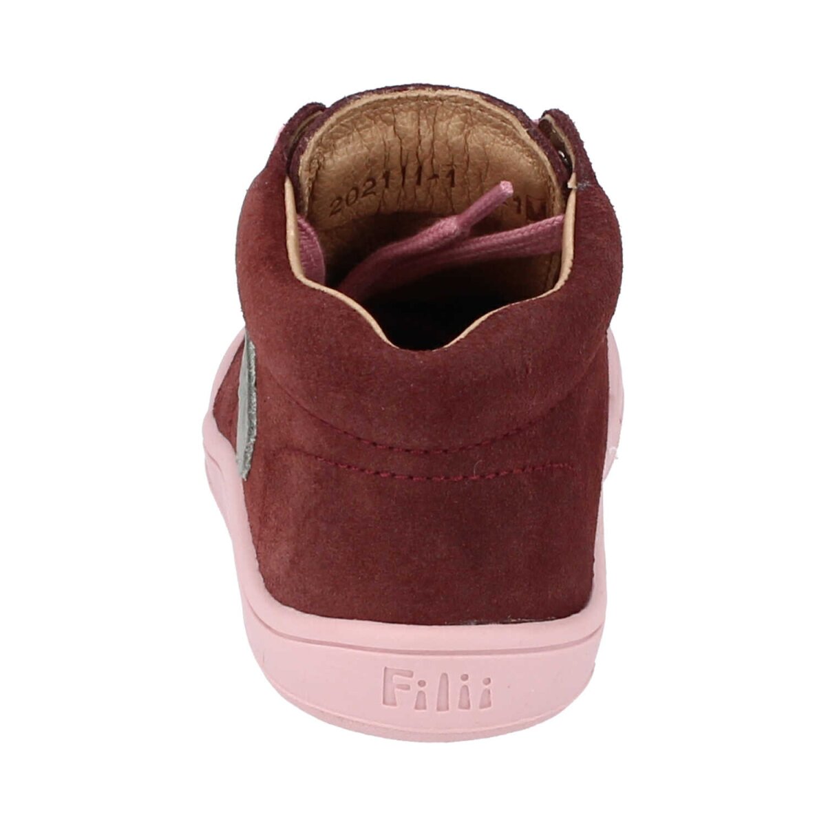 202111-1 GECK velours leather rasberry laces Weite/M
