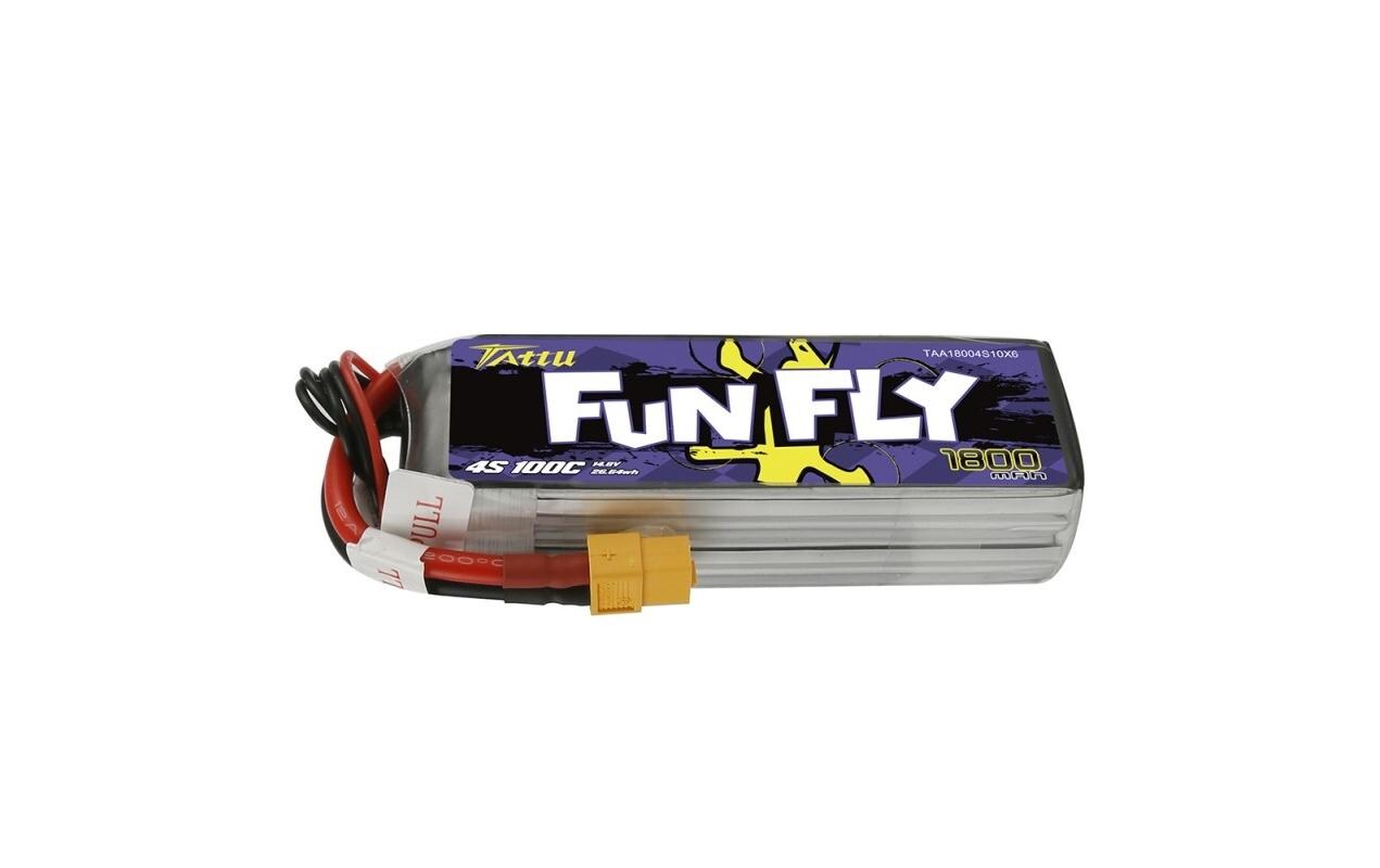 RC-Akku LiPo 1800 mAh 14.8 V 100C FunflySoftcase 4S LiPo-Akku für Multikopter mit XT60 Stecker