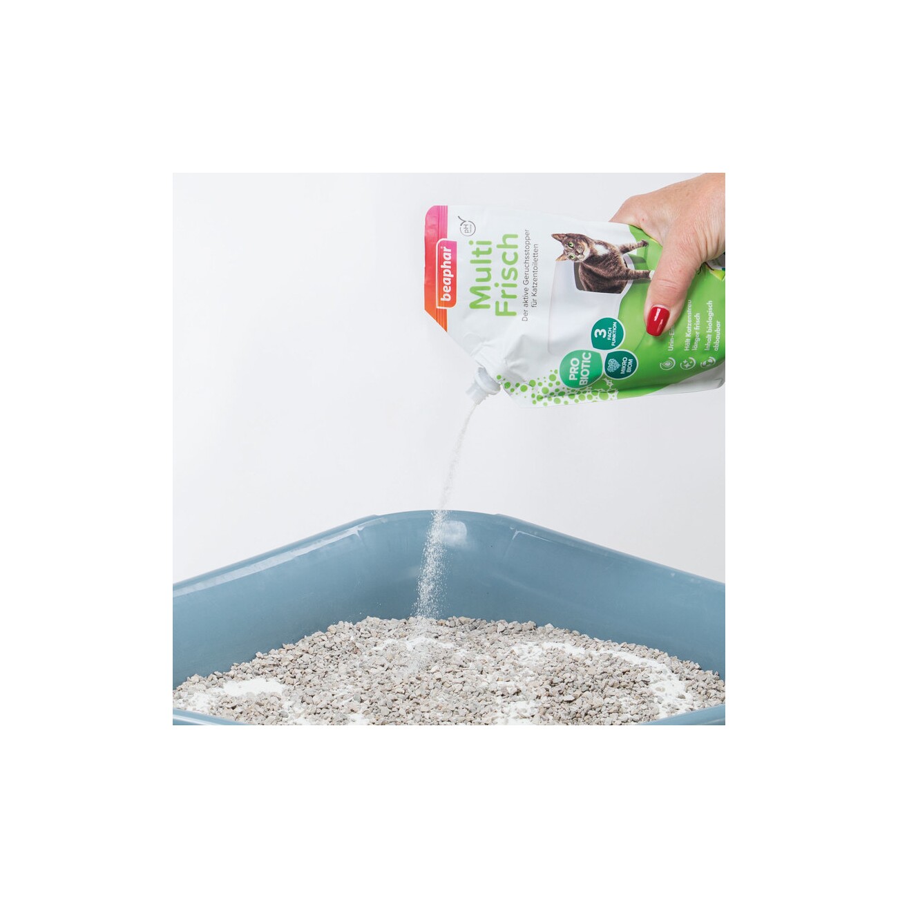 Beaphar Multi-Frisch für Katzentoiletten 400g 1 Vanille & Melone
