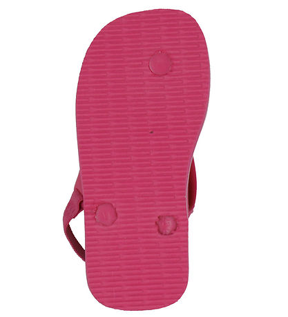 Havaianas Flip Flops - Baby Brasil Logo II - Pink Flux/White