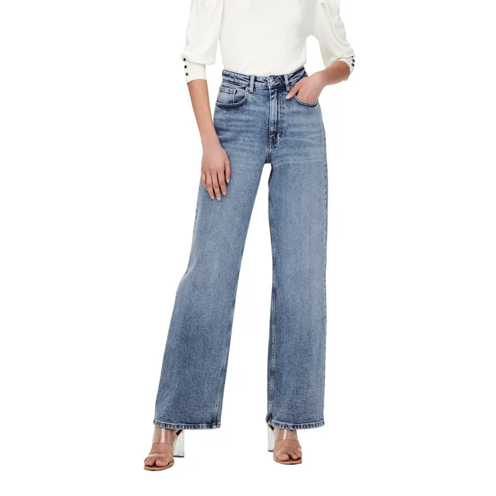 Only Juicy HW Wide Jeans Dames
