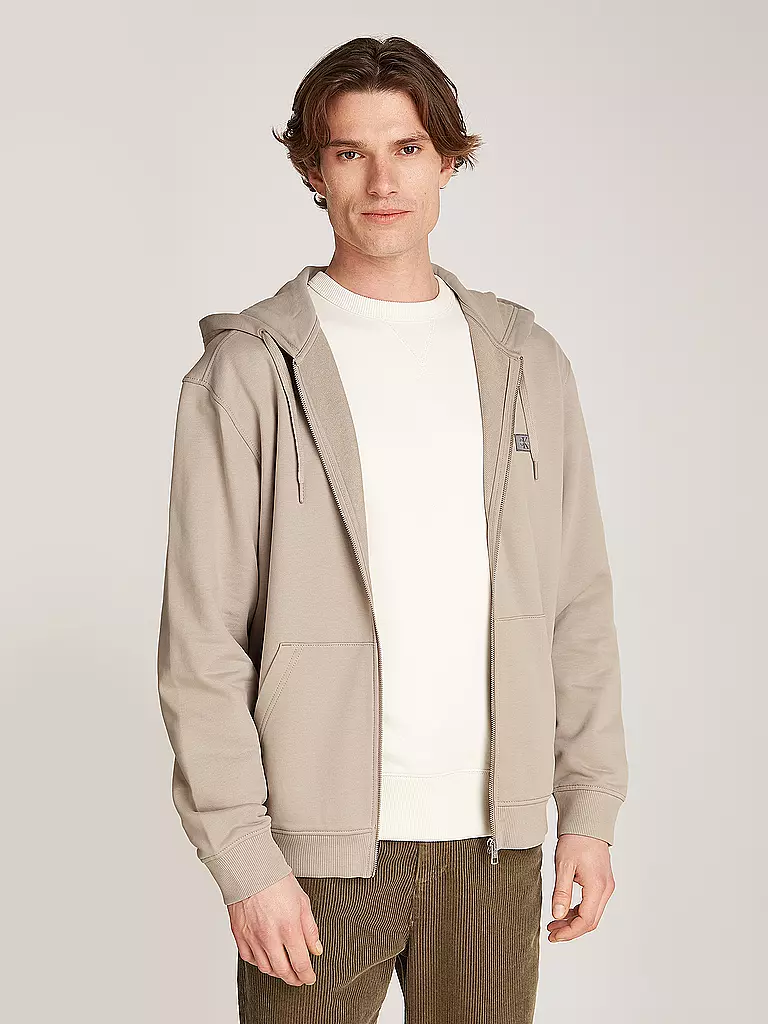 CALVIN KLEIN JEANS Sweatjacke beige