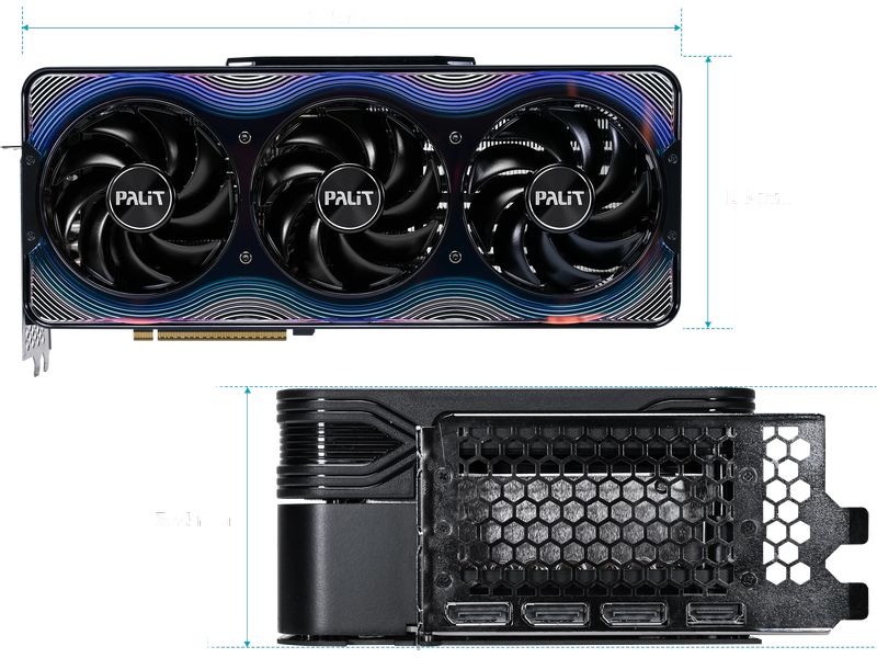 Palit Grafikkarte RTX 5080 GameRock 16 GB Gamer-Grafikkarte mit 16 GB GDDR7-Speicher, ermöglicht Auflösungen bis zu 8k