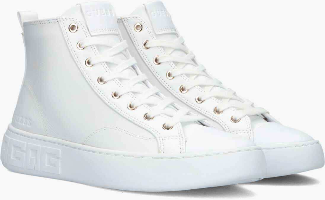 GUESS witte guess hoge sneaker invyte