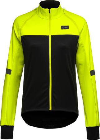 PHANTOM Damen-Zip-off-Softshelljacke  blackneon yellow  44