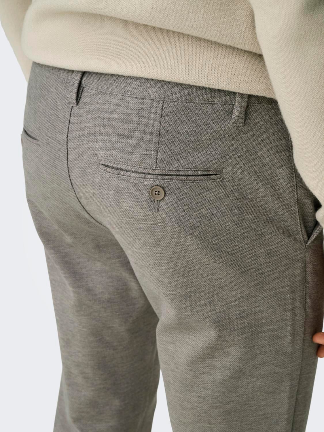 ONSMARK Slim Fit Hose Chinchilla