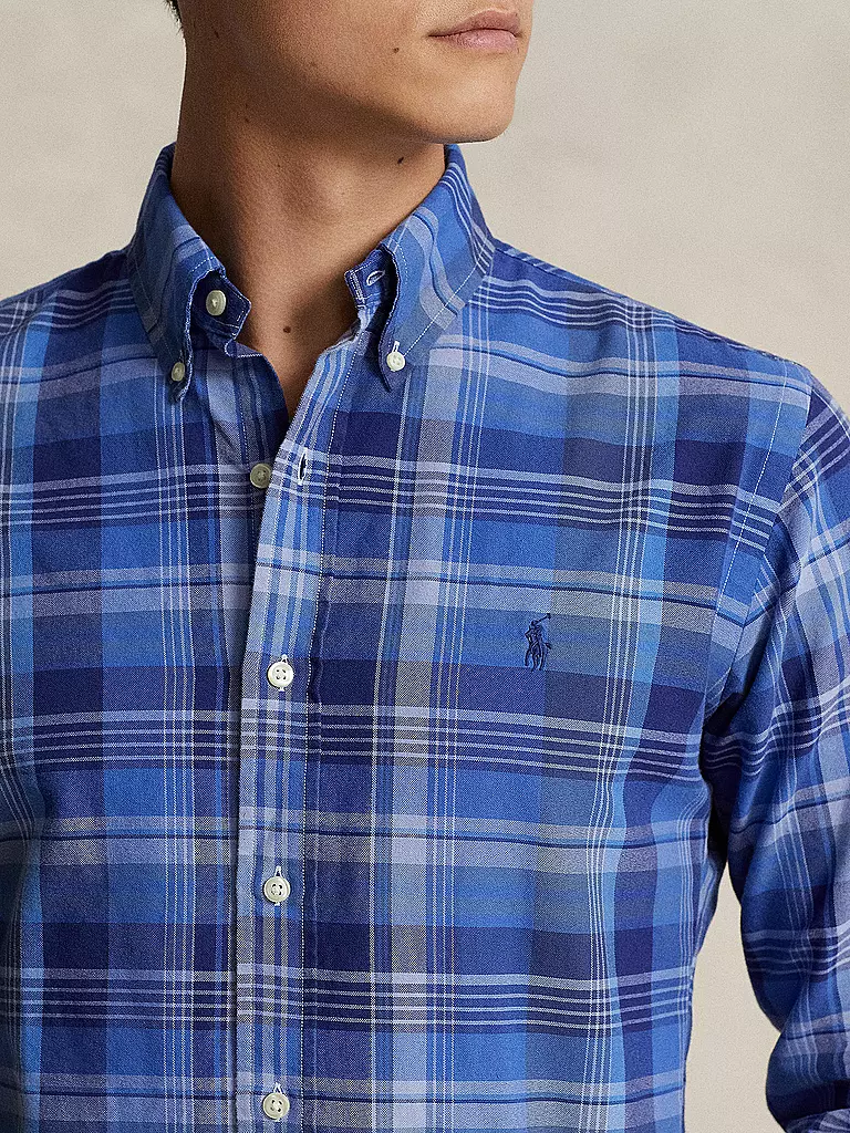 POLO RALPH LAUREN Hemd Slim Fit blau
