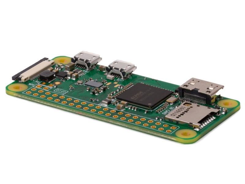 Raspberry Pi Entwicklerboard Raspberry Pi Zero W 512 MB Mikrocontroller-Board mit 512 MB RAM, WLAN und BT