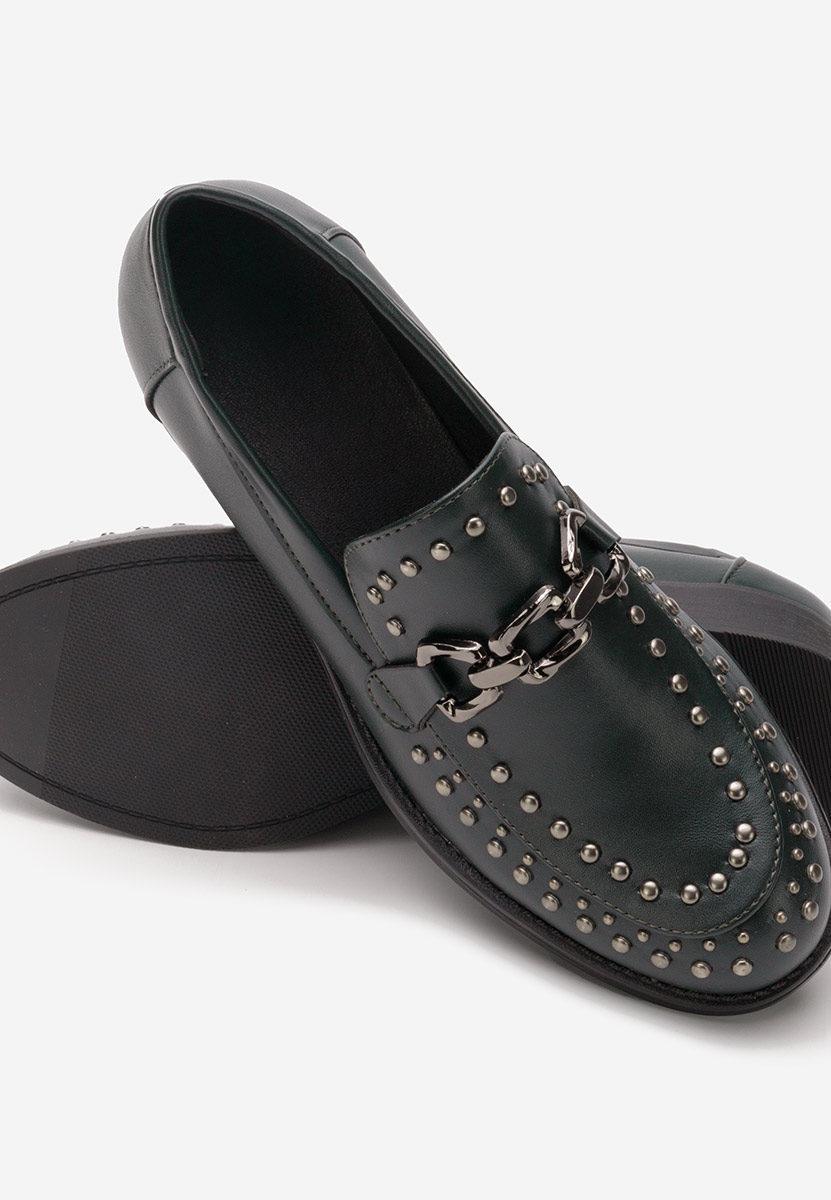 Mocassins femme vert Seyla