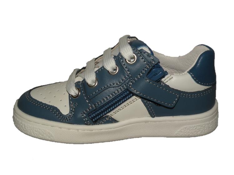 Naturino Folre zip blauw wit