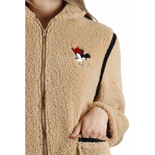 Admas - Chaqueta interior Minnie Leopardo Disney Marrón