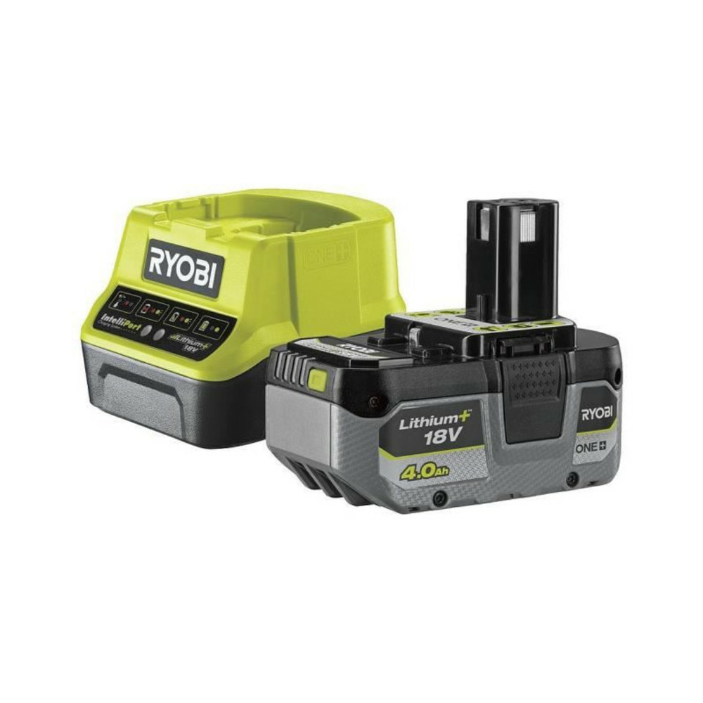 1 batterie lithium+ 18v - 4,0 ah compacte et 1 chargeur rapide 2,0 a