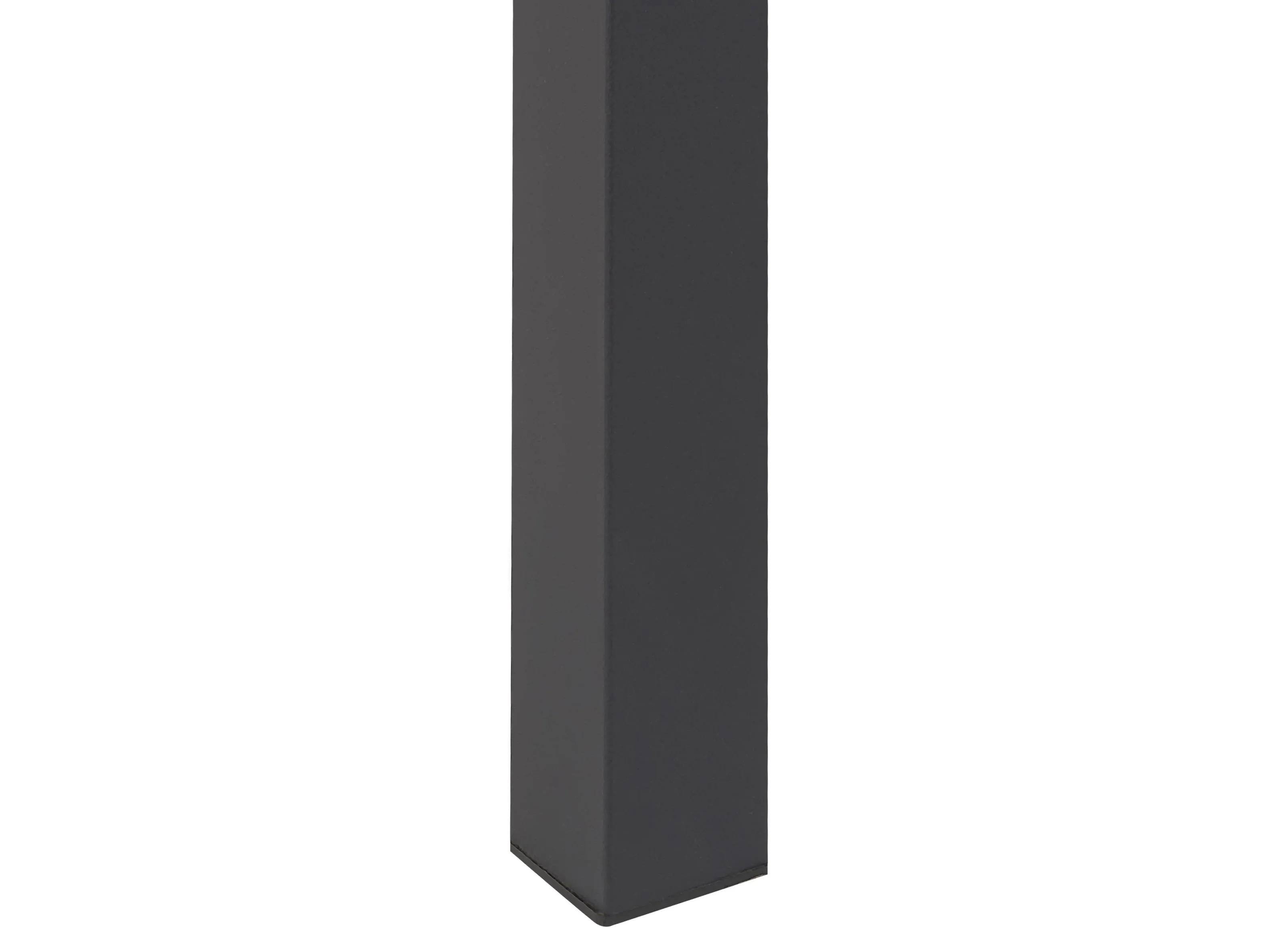 Eettafel uitschuifbaar GRANADA Zwart 80 cm 120/160 cm