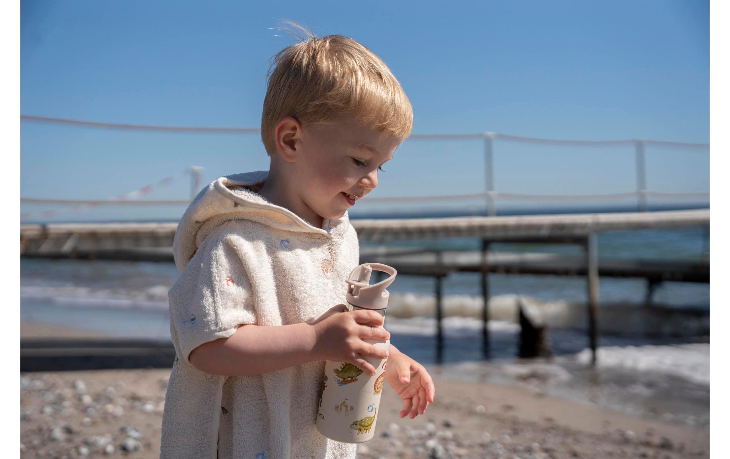Trinkflasche Dino Beach 350 mlTrinkflasche aus rostfreiem Edelstahl