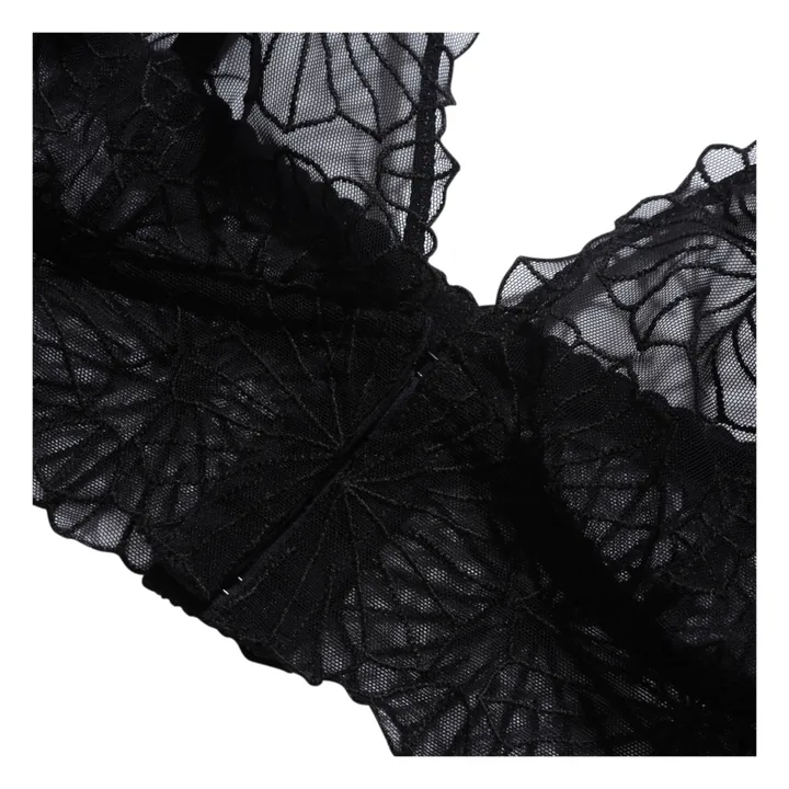 Icone Soutien-Gorge Paola Broderies | Noir