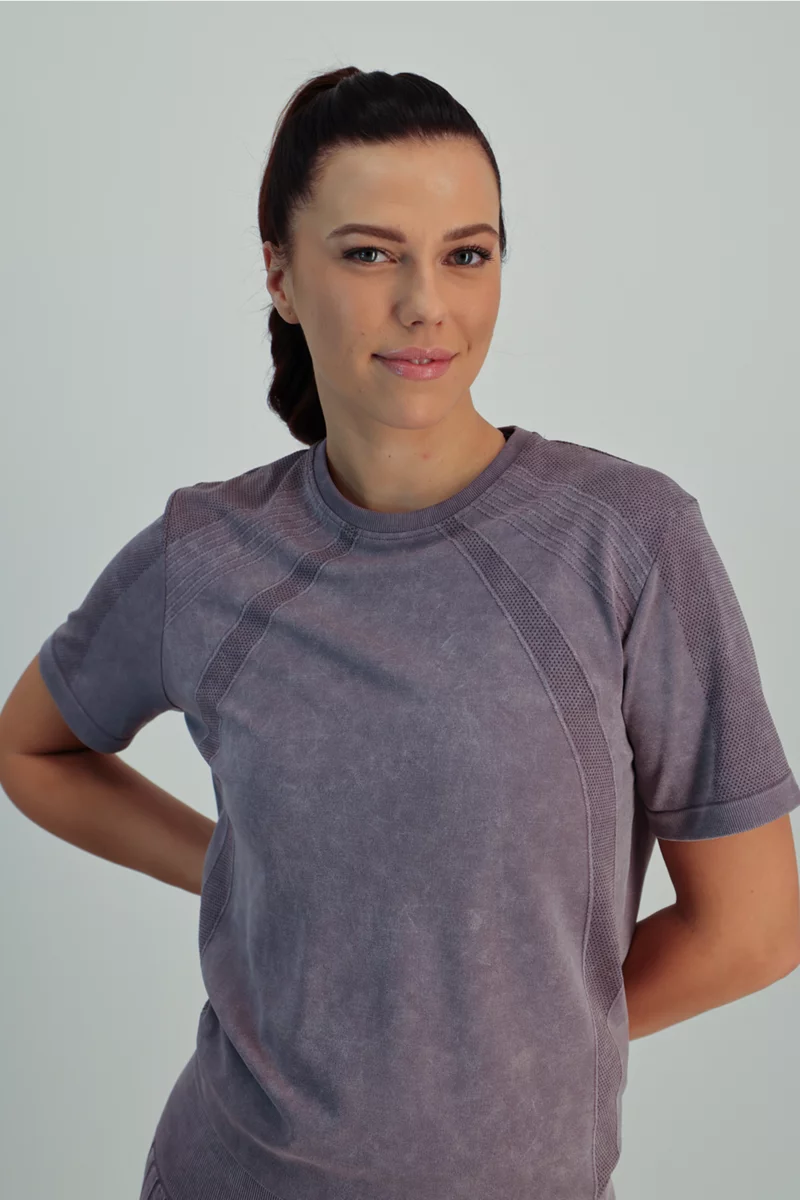 POWERZONE Yoga Seamless Damen T-Shirt