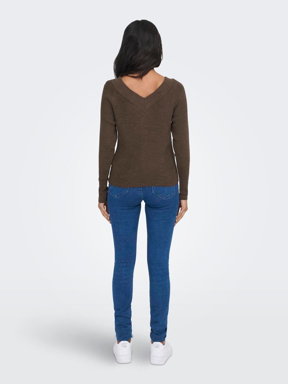 ONLNEW Strickpullover Chestnut