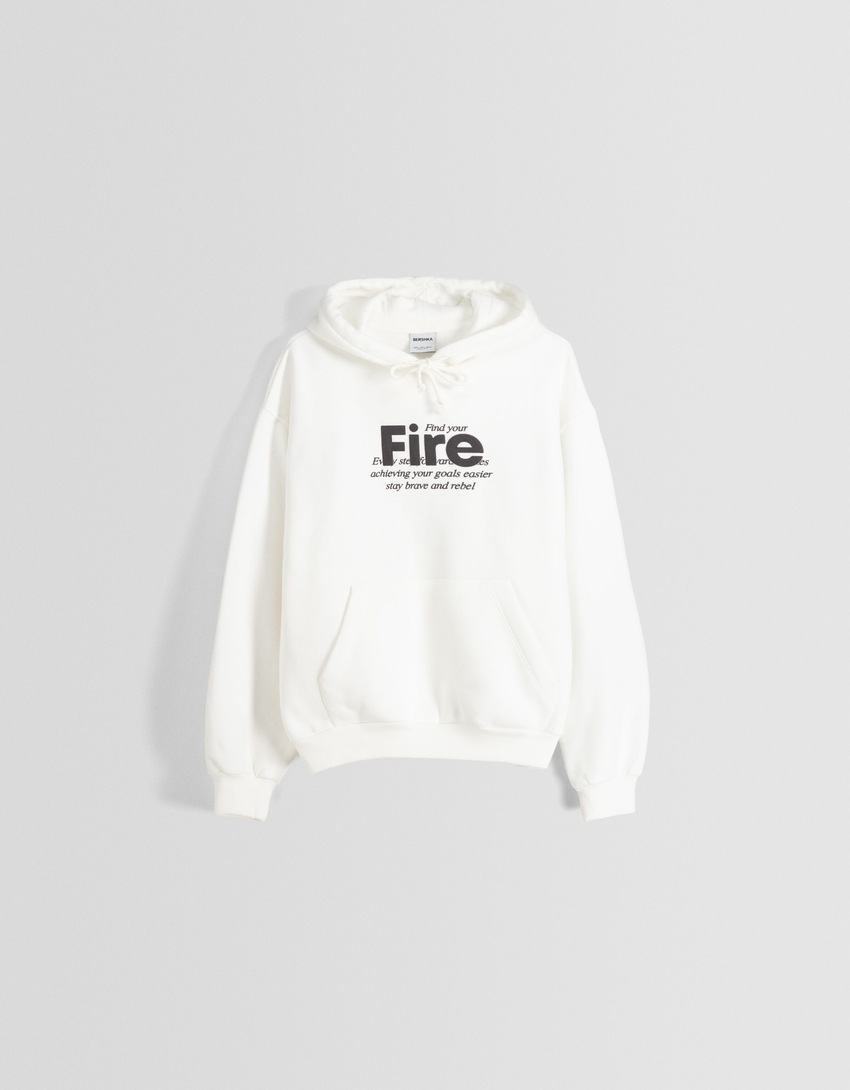 Moletom oversized estampado
