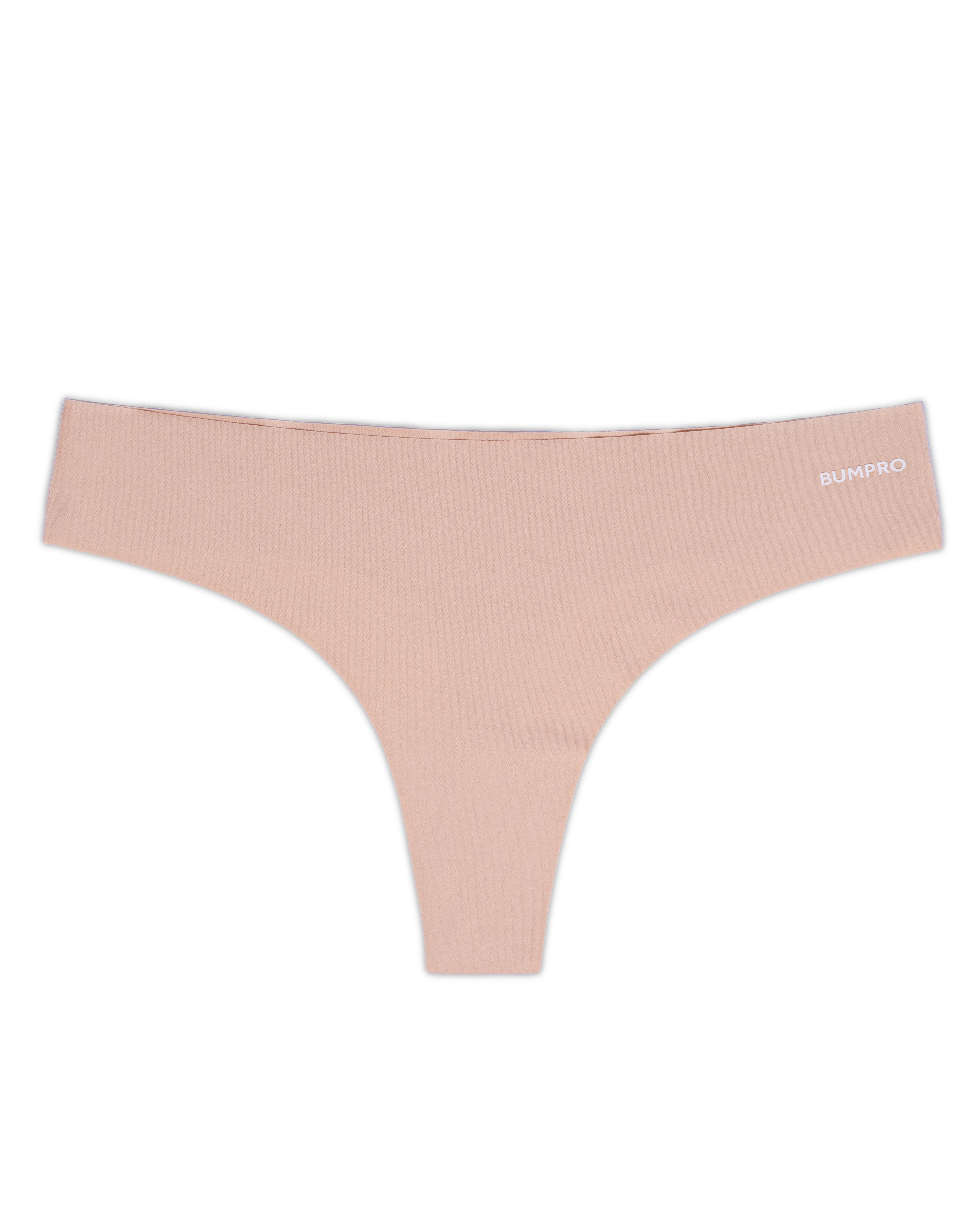 Bumpro 3-pack No Show Thong Sand