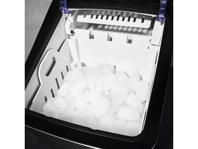 Gastroback Eiswürfelmaschine Bartender Pro 15 kg/24h Eiswürfelbereiter mit grossem Sichtfenster
