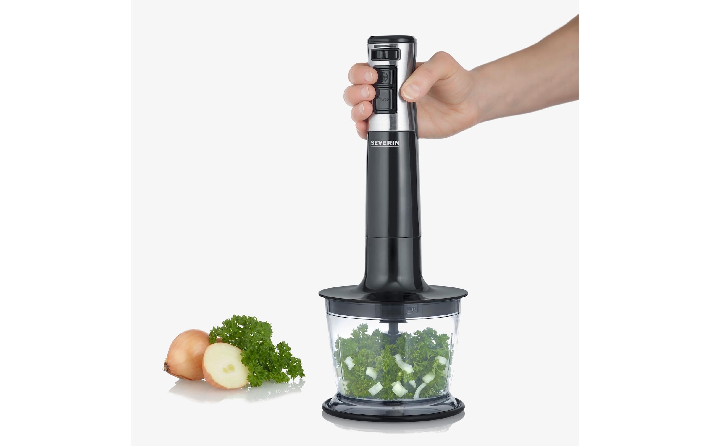 Severin Stabmixer »SM 3772 Schwarz/Silber« 600 W
