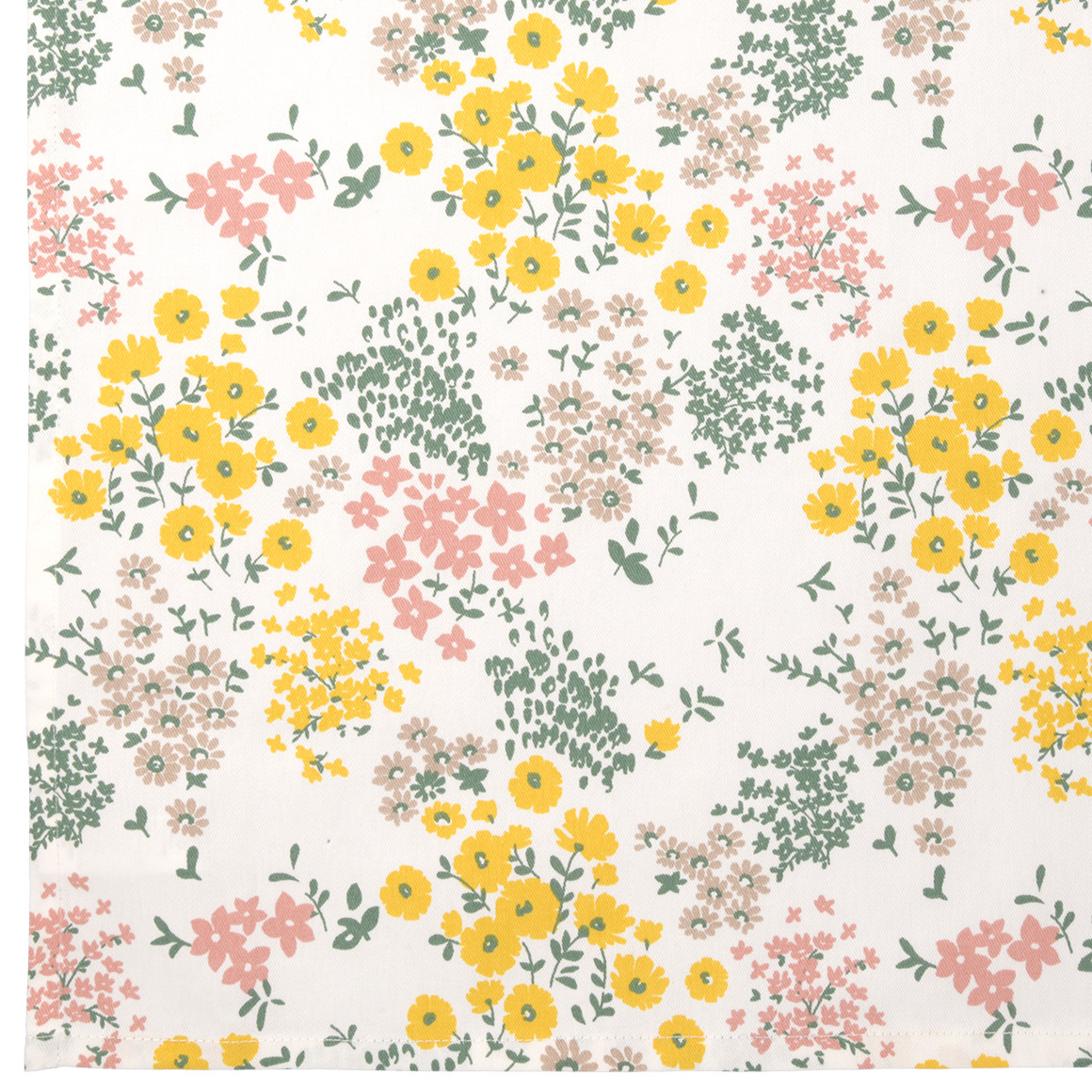 My Home Tischläufer mit Blumen-Print rosa / weiss